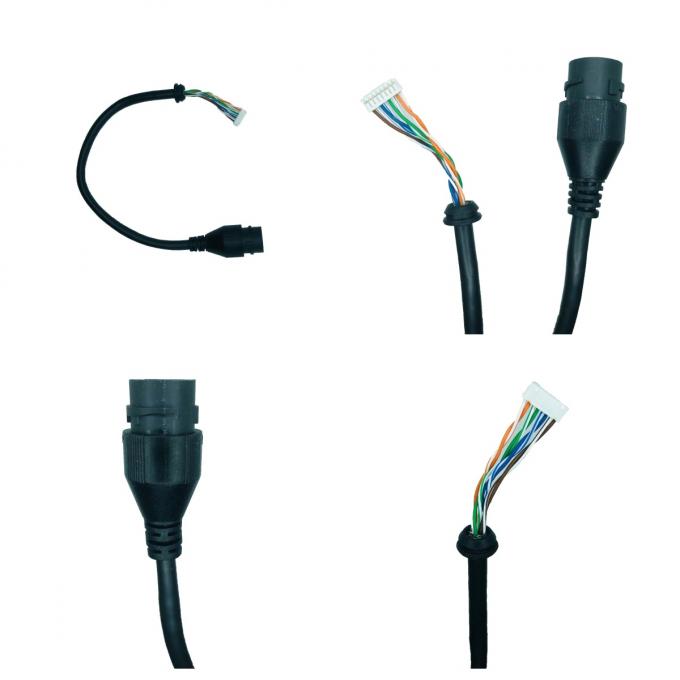 Mx1.25 8 Pin IP Camera Cable Rj45 Mother Wiring Harness With Connector 001